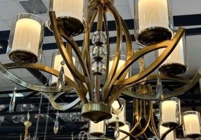 لوستر 5شاخه چشمی کلاسیک